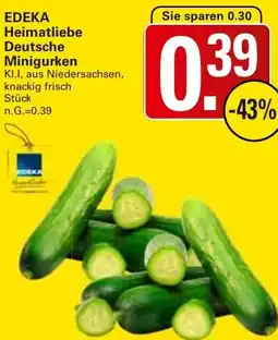 WEZ EDEKA Heimatliebe Deutsche Minigurken Angebot