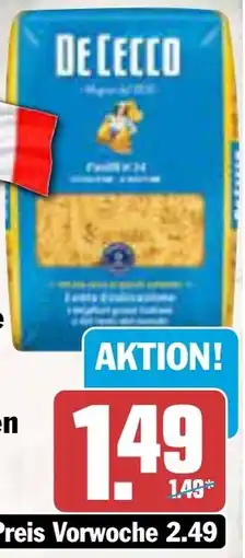 AEZ De Cecco Italienische Pasta oder Pastaspezialitäten Angebot