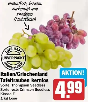 AEZ Italien/Griechenland Tafeltrauben kernlos Angebot