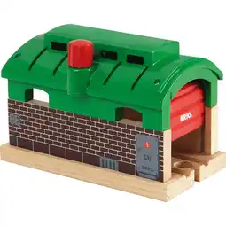 Netto Marken-Discount BRIO Bahn World Lokschuppen mit Rolltor Angebot