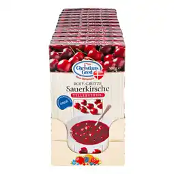 Netto Marken-Discount Christians Grod Rote Grütze Sauerkirsch 500 g, 12er Pack Angebot