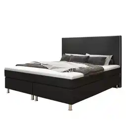 Netto Marken-Discount Inter Trading Boxspringbett King De Luxe, schwarz Angebot