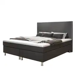 Netto Marken-Discount Inter Trading Boxspringbett King De Luxe, anthrazit Angebot