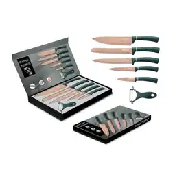 Netto Marken-Discount 6 Teiliges Messerset aus hochwertigem Edelstahl Gold Messer Fleischmesser Angebot