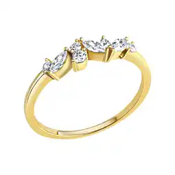 Netto Marken-Discount Celesta Gold Ring 375/- Gelbgold Zirkonia Angebot