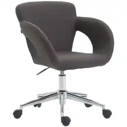 Netto Marken-Discount TPFLiving Bürostuhl Eddy Stoff Dunkelgrau Angebot