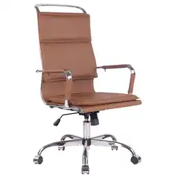 Netto Marken-Discount TPFLiving Bürostuhl Beta Kunstleder Creme Angebot