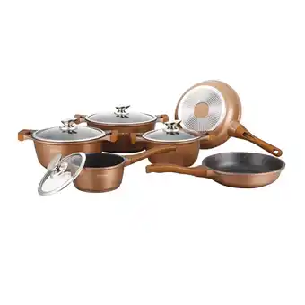 Netto Marken-Discount Royalty Line RL-BS1010M: 13-teiliges Kochgeschirrset mit Keramikbeschichtung Kupfer Angebot