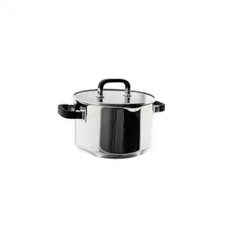 Netto Marken-Discount Hochwertiges Kochtopf aus Edelstahl mit Silikongriff Angebot