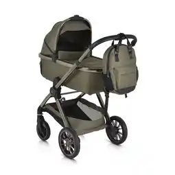 Netto Marken-Discount Cangaroo Kinderwagen 2 in1 iClick klappbar, Wickeltasche, Sportsitz, Babywanne grün Angebot