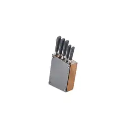 Netto Marken-Discount Premium Messer-Set (6-tlg.) mit Holzblock - Für Profi- und Hobbyköche Angebot