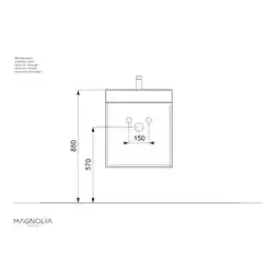 Netto Marken-Discount Gäste WC Badmöbel Cubi Slimline 50cm SoftClose weiß hochglanz Angebot