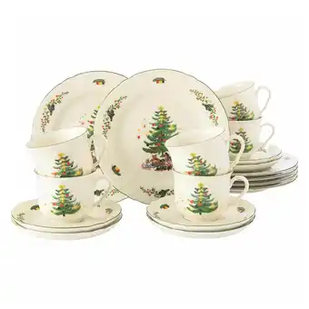Netto Marken-Discount Seltmann Weiden Kaffeeservice Marieluise Weihnachten 18er Set Angebot