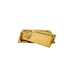Netto Marken-Discount Serviertablett aus hochwertigem 18/10-Edelstahl - 2er Set Angebot