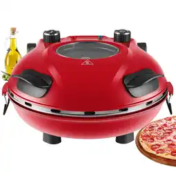 Netto Marken-Discount Steinborg Pizzaofen elektrisch mit 32 cm Pizzastein 1200W Angebot