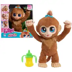 Netto Marken-Discount Just Play B.V. Kuscheltier furReal Peanut laufender Affe mit Bewegungs- und Soundfunktion Angebot