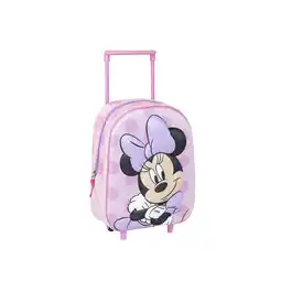 Netto Marken-Discount Minnie Mouse Kinder Trolley Rucksack – 3D Schulrucksack, Reisetasche Angebot