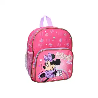 Netto Marken-Discount Minnie Mouse Rucksack Rosa – Kinder Schulrucksack mit Seitentaschen Angebot