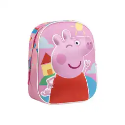 Netto Marken-Discount Peppa Pig 3D Kindergarten Rucksack Kinder Rucksack, Vorschule, leicht Angebot