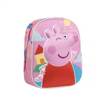 Netto Marken-Discount Peppa Pig 3D Kindergarten Rucksack Kinder Rucksack, Vorschule, leicht Angebot