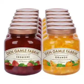 Netto Marken-Discount Den Gamle Fruchtaufstrich verschiedene Sorten 380 g, 12er Pack Angebot