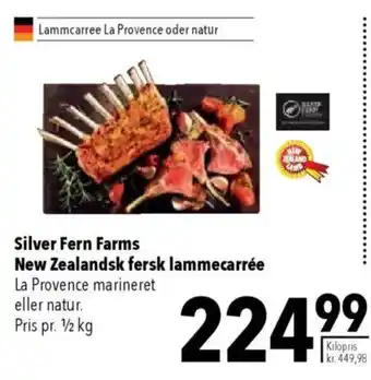 CITTI Markt Silver Fern Farms New Zealandsk fersk lammecarrée Angebot