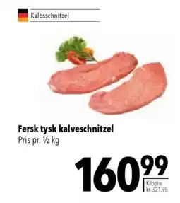 CITTI Markt Fersk tysk kalveschnitzel Angebot