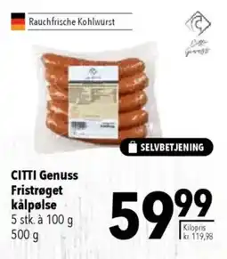 CITTI Markt CITTI Genuss Fristrøget kålpølse Angebot