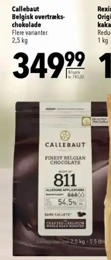 CITTI Markt Callebaut Belgisk overtrækschokolade Angebot