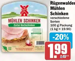 AEZ Rügenwalder Mühlen Schinken Angebot