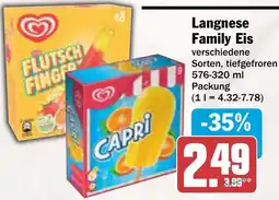 AEZ Langnese Family Eis Angebot