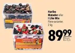 CITTI Markt Haribo Matador eller I Like Mix Angebot