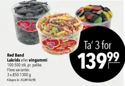 CITTI Markt Red Band Lakrids eller vingummi Angebot