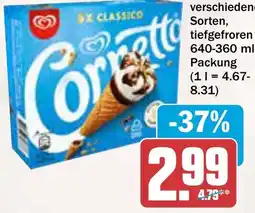 AEZ Langnese Cornetto Angebot
