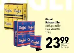 CITTI Markt Ga-Jol Halspastiller Angebot