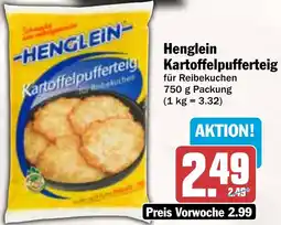 AEZ Henglein Kartoffelpufferteig Angebot