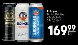 CITTI Markt Erdinger Dunkel, Weißbier eller alkoholfri. Angebot