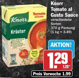 AEZ Knorr Tomato al Gusto Sauce Angebot