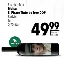 CITTI Markt Matsu El Picaro Tinto de Toro DOP Rødvin Angebot