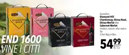 CITTI Markt Diamond Hill Chardonnay, Shiraz Rosé, Shiraz-Merlot eller Cabernet-Merlot Angebot
