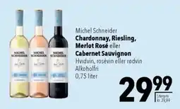 CITTI Markt Michel Schneider Chardonnay, Riesling, Merlot Rosé eller Cabernet Sauvignon Angebot