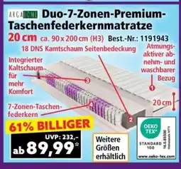 Norma Duo-7-Zonen-Premium-Taschenfederkernmatratze Angebot