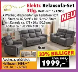 Norma Elektr. Relaxsofa-Set 3tlg Angebot