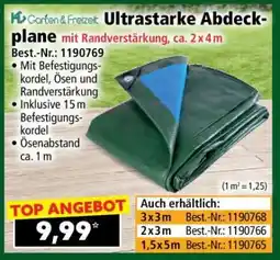 Norma Ultrastarke Abdeckplane mit Randverstärkung, ca. 2 x 4 m Angebot