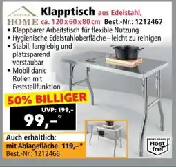 Norma Klapptisch Angebot