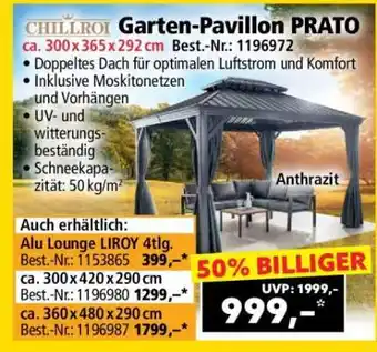 Norma Garten-Pavillon PRATO Angebot