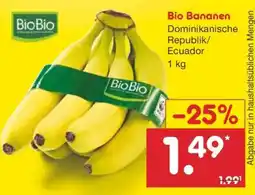 Netto Marken-Discount Bio Bananen Angebot