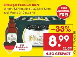 Netto Marken-Discount Bitburger Premium Biere Angebot