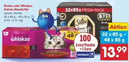 Netto Marken-Discount Sheba oder Whiskas Katzen Nassfutter Angebot