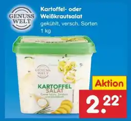 Netto Marken-Discount Kartoffel- oder Weißkrautsalat Angebot